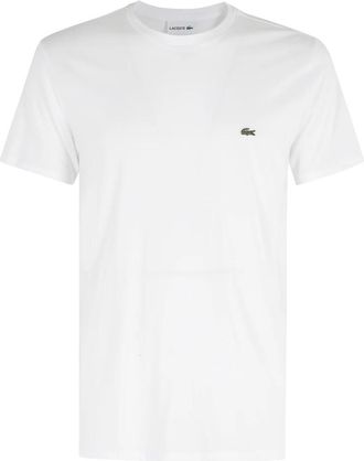 Lacoste Pima Cotton T-Shirt - Heren - T-shirts - Wit - 3XL - Katoen - Tops