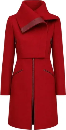 Pinko Mujer, Abrigos, Rojo, Talla: S
