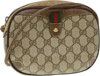 Gucci Pre-owned Vintage Cross Body Bag - Dames - Vintage Schoudertas - Beige - ONE Size - Vintage