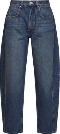 Isabel Marant Jeans, Dames, Blauw, M, Wide Jeans