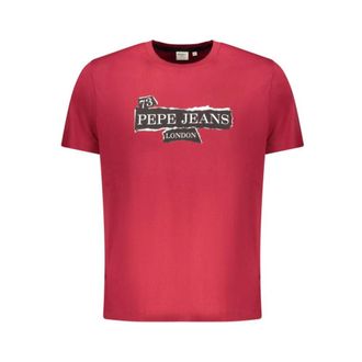 Pepe Jeans London Uomo, Top, Rosso, L, new