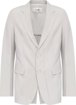 Maison Margiela Blazer in misto lana vergine - Toni neutri