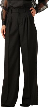 Notre-V Dames, Broeken, Zwart, Maat: XL Poliester