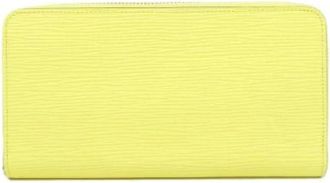 Louis Vuitton Pre-owned Epi Long Wallet - Dames - Vintage Accessoires - Geel - ONE Size - Leer - Vintage