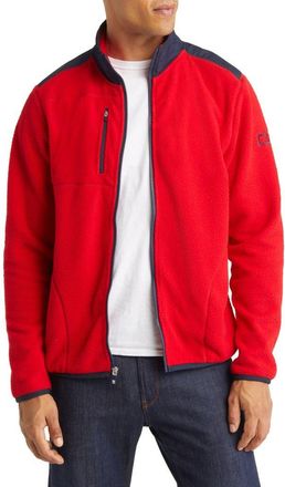 Cutter & Buck Cascade Fleece Jacket in Red/Navy Blue at Nordstrom, Size Xxx-Large