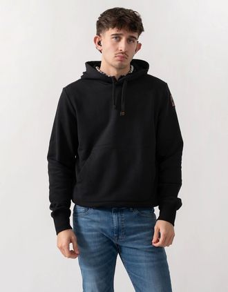 Parajumpers Mens Parajumpers Everest Mens Pullover Hoodie - Blue Navy 316 - Black - Size: 40