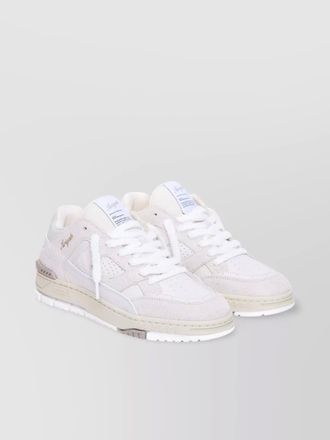 Axel Arigato leather paneled low-top sneakers