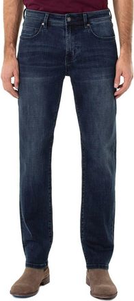 Liverpool Regent CoolMax Relaxed Straight Leg Jeans in Palo Alto Dk at Nordstrom, Size 38 X 30