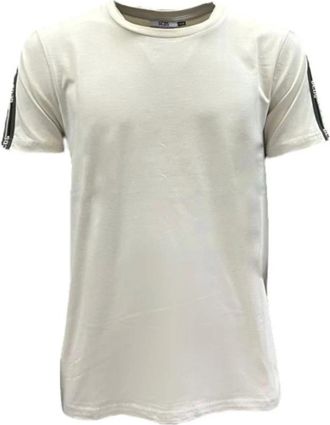 GCDS Gcds, Tops, Heren, Beige, S, T-shirt met korte mouwen