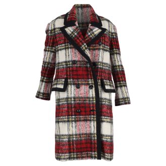 Burberry Burberry Tartan Geruit Dubbelzijdig Jasje in Multicolor Wol