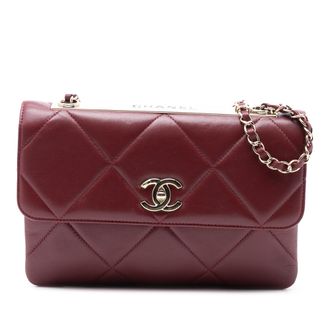 Chanel Vooraf bezette Gequilt Lamsleer Trendy Cc Flap