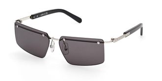 GCDS GD0061 16A Mens Sunglasses Silver Size 58