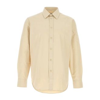 Burberry Casual Shirts, male, Beige, Size: S Su24-Mw-Sip Shirt