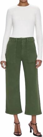 Pistola Denim Sophia Wide Leg Utility Ankle Jeans In Basil