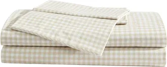 Eddie Bauer 200 Thread Count Little Gingham Cotton Percale Sheet Set