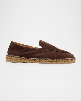 Tom Ford Men & apos;s Suede Espadrille Loafers