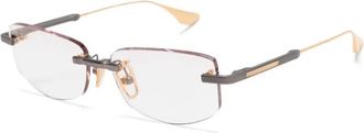 Dita Eyewear Dtx 182 A02 Optical Frame - unisex - Brillen - Grijs - 56 MM - Accessoires