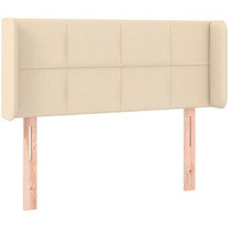 vidaXL Cabecero Con Led De Tela Crema 83x16x78/88 Cm Vidaxl