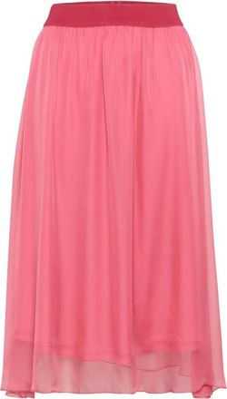 Saint Tropez Coral SZ Skirt - Dames - Midirokken - Roze - S - Rokken