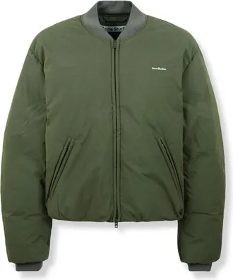 Acne Studios Dons Bomberjack - Heren - Jassen - Groen - Maat: M Katoen
