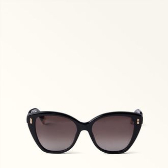 Furla Occhiali Da Sole Nero Nero Acetato Donna