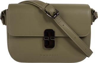 Bugatti Umh&auml;ngetasche BUGATTI NELA, Damen, Gr. B/H/T: 22cm x 15cm x 8cm onesize, gr&uuml;n, Polyurethan (PU), unifarben, Taschen Umh&auml;ngetasche