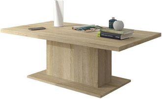 Mirjan24 Mobilier1 - Mesa De Centro Tucson 148, Roble Sonoma, 43x60x110cm, Di&aacute;metro: 0, Aglomerado Laminado, Angular