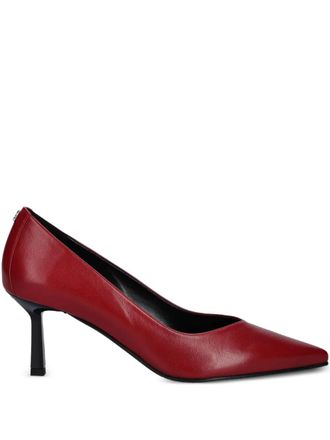 HUGO BOSS 75mm pointed-toe heel pumps - Red