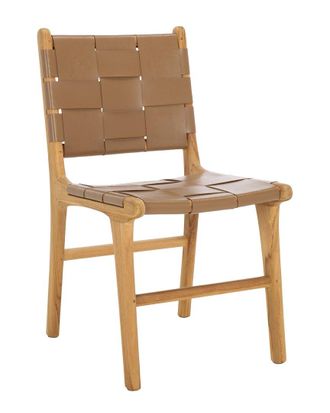 Safavieh Couture Cassaphina Woven Leather Chair