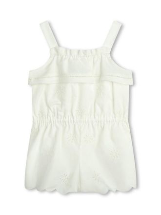 Chlo&eacute; Cotton Jumpsuit - White