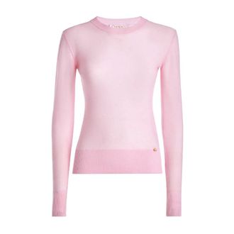 Genny Jersey de cuello redondo - Knitwear - Mujer - Rosa - 2XS