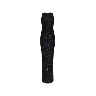 Rotate Abito da sera senza maniche con paillettes - - Dresses - Donna - Nero - XS