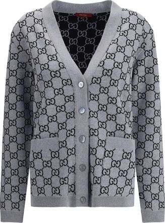 Gucci Gg Supreme Reversible Cardigan