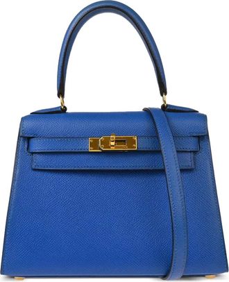 Hermès Borsa a mano Kelly 20 mini two-way1996 - Blu