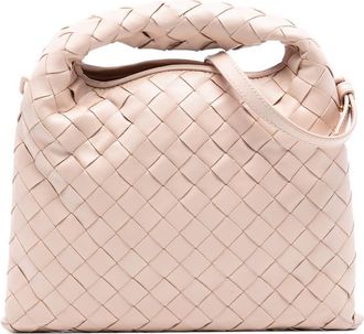 Bottega Veneta Pre-owned Bottega Veneta Mini Calfskin Intrecciato Hop Satchel Ladies A00841632R