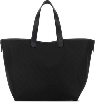 Gucci Black Logo Large Tote