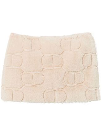 Twin-Set Lammy mini-rok - Beige
