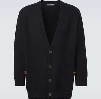 Dolce & Gabbana Cardigan DG in misto lana