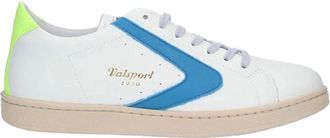 Valsport Handgemaakte witte leren vintage sneakers - Heren - Sneakers - Wit - 42 EU - Katoen - Schoenen