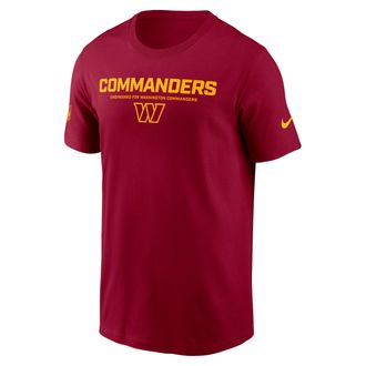 Nike Washington Commanders Sideline Team Issue Nike Mens Dri-FIT NFL T-Shirt in Red | 02ET67P9E-AR5