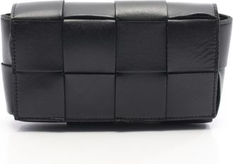 Bottega Veneta Black Leather Fanny Pack (Pre-Owned)