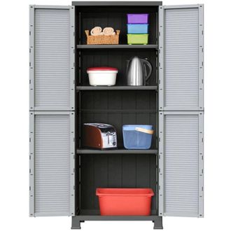vidaXL Armadietto in Plastica 68x39x171,5 cm - Vidaxl