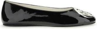 Tory Burch Bos Taurus Ballet Flats - Dames - Ballerinas - Zwart - 36 EU - Leer - Schoenen