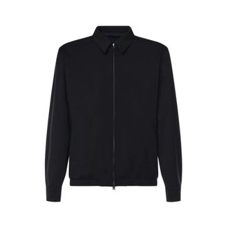 Herno Zip-throughs, male, Blue, Size: 2XL Travel Jacket