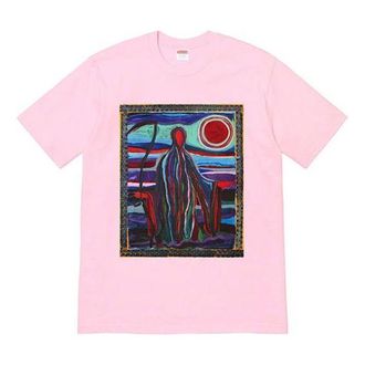 SUPREME SS19 Reaper Tee Printing Short Sleeve Unisex Pink SUP-SS19-10489