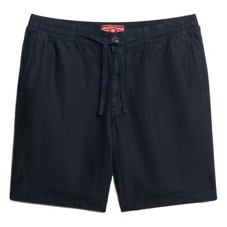 Superdry Merchant Linnen Korte Bermuda Shorts