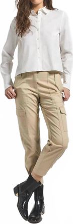 Derek Lam Elian Utility Pants In Safari