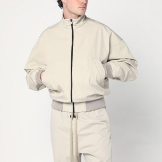 Fear of God Bomber con zip in misto nylon