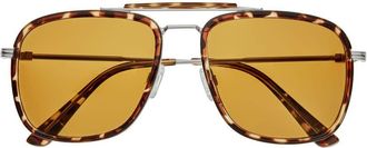 Breed Mens Tortoise Pilot Sunglasses BSG068C3