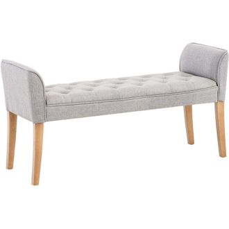 Clp Clp - Chaise Longue Cleopatra Tapizado En Tela Gris Claro Antiguo Claro